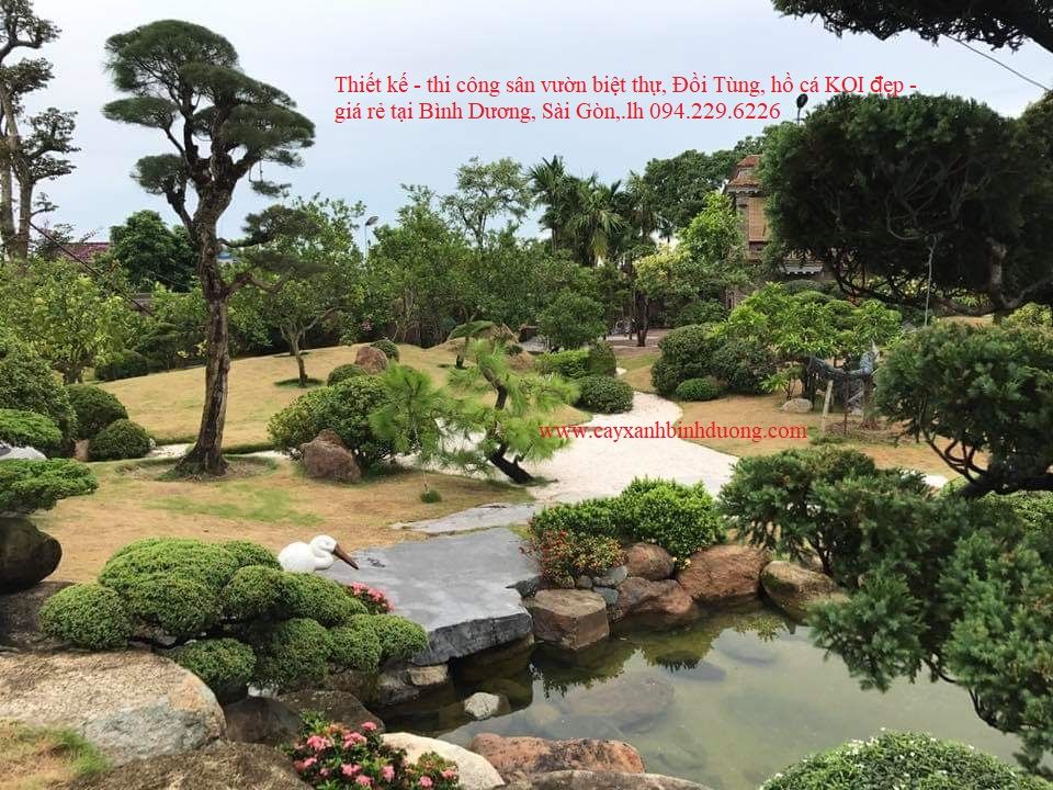 Thiết kế sân vườn biệt thự đẹp giá rẻ nhất Sài Gòn