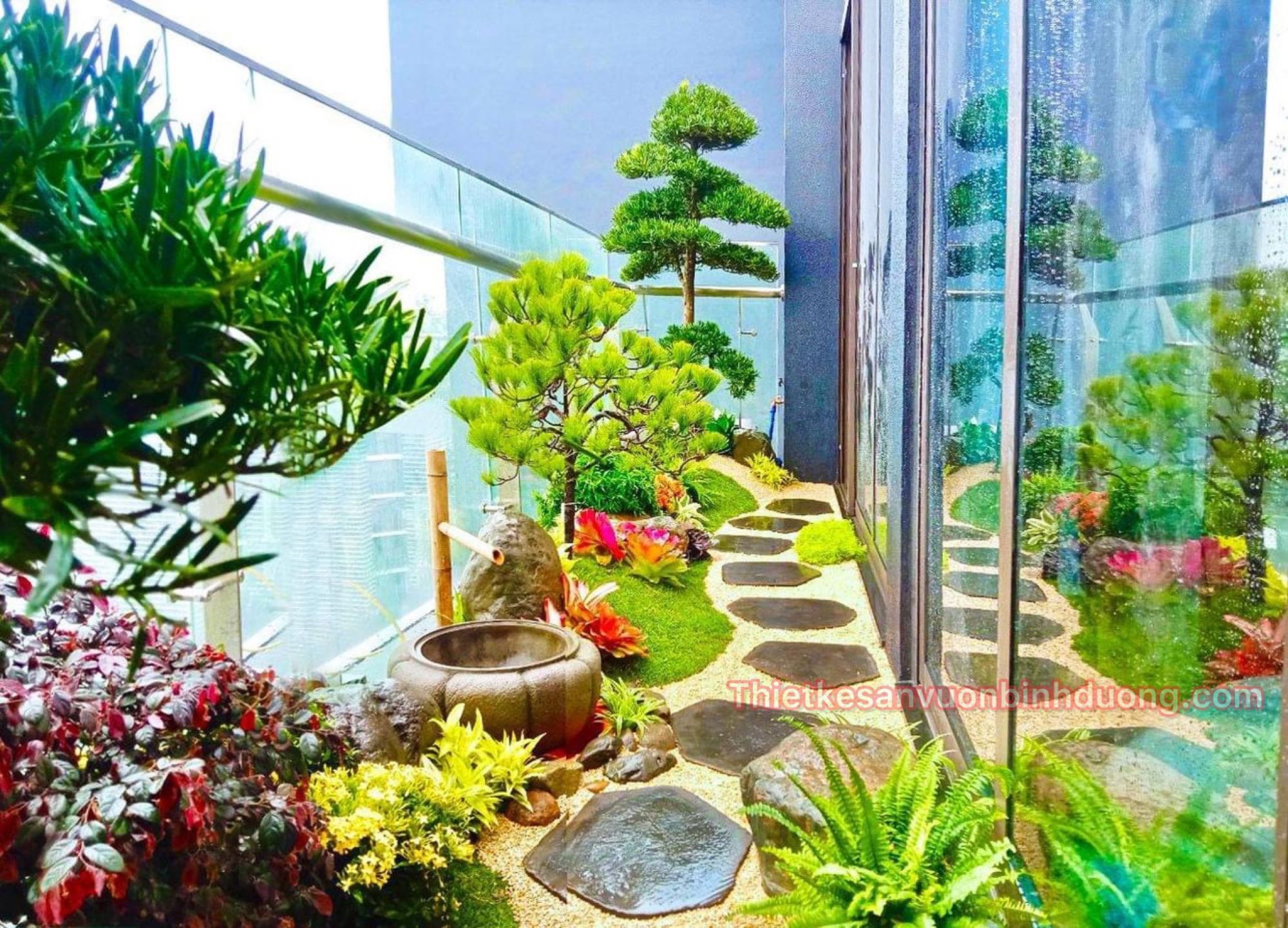 trang trí sân vườn