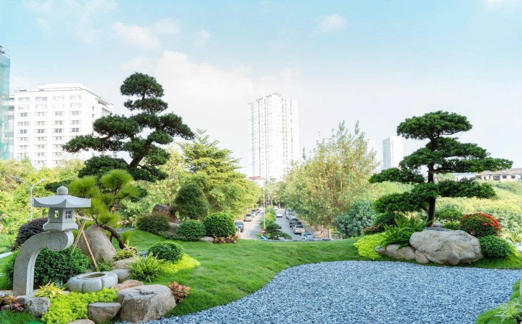 thiết kế vườn ban công