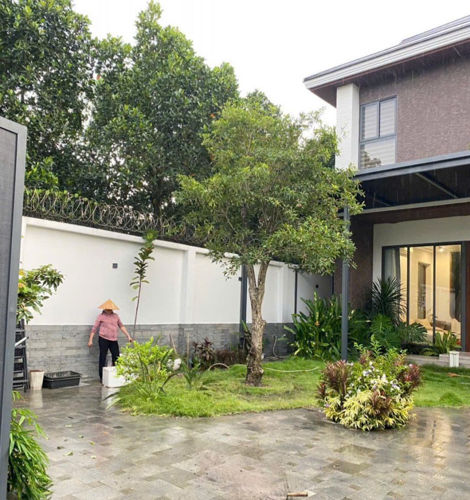 sân vườn biệt thự