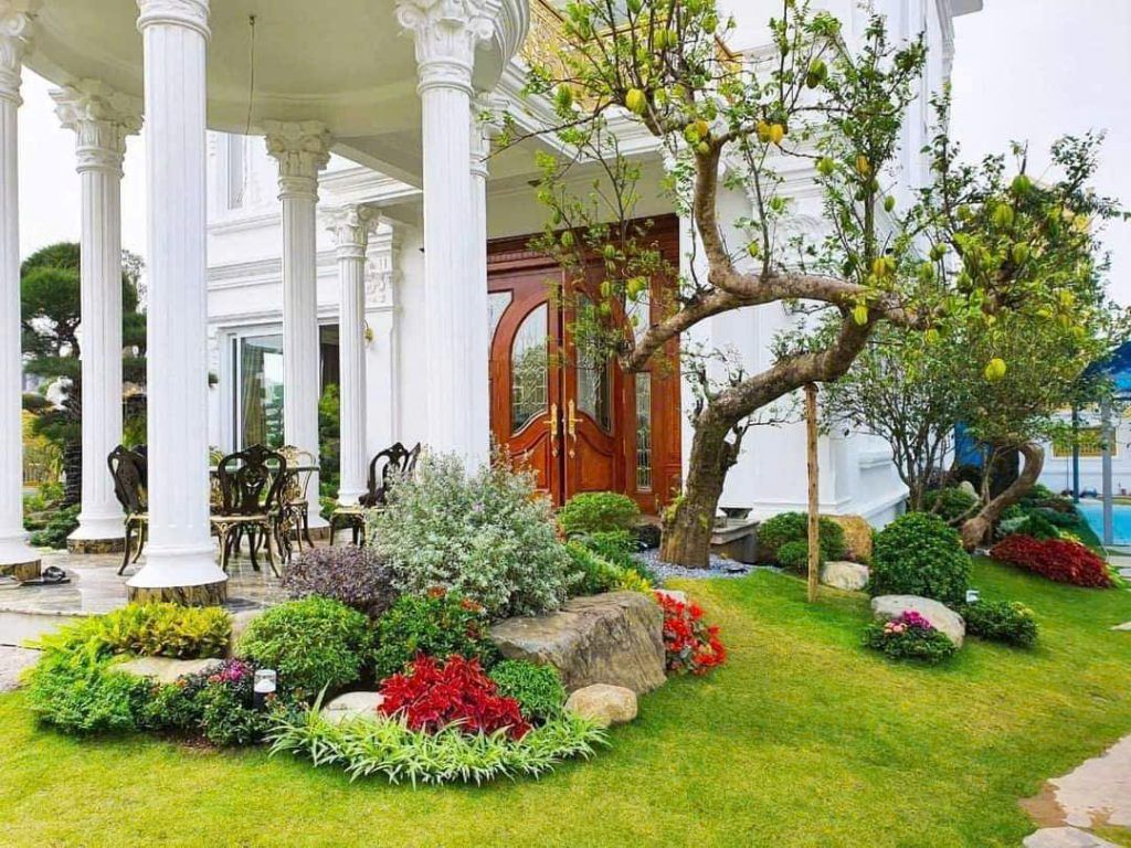 sân vườn biệt thự