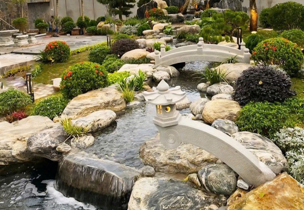 sân vườn biệt thự