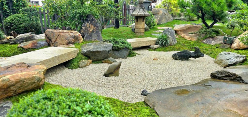 thiết kế sân vườn nhật