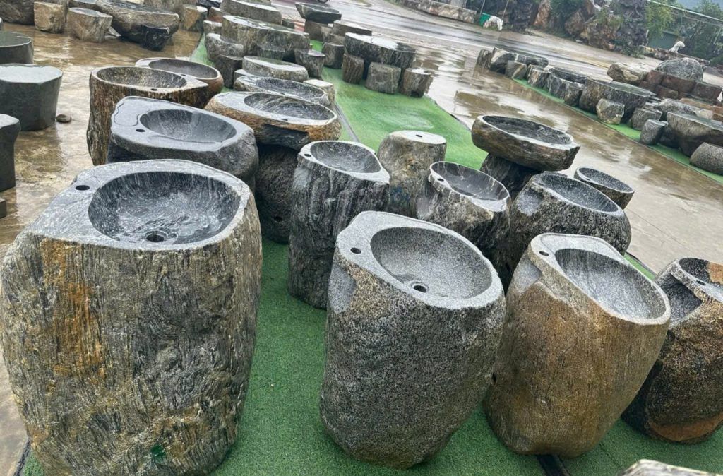 lavabo rửa mặt bằng đá